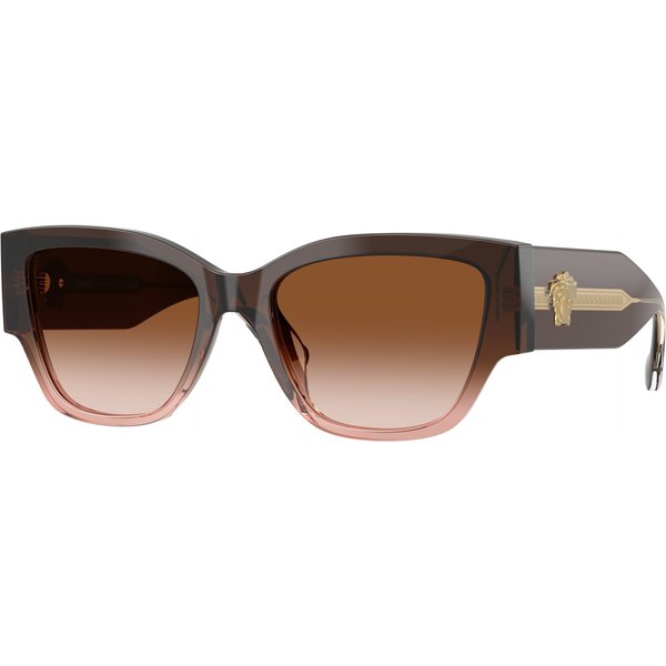 Versace VE4509U Women's Sunglasses 533213 Brown Gradient/Brown Gradient