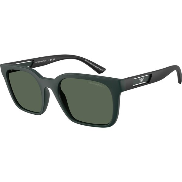 Emporio Armani EA4269 Men's Sunglasses 637071 Matte Petrol/Green