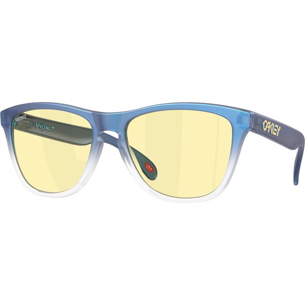 Oakley Frogskins OO9013 Men's Sunglasses 9013M4 Matt Cyan/Blue/Clear Shift Fade/Prizm Gaming 2.0