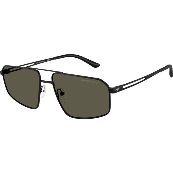 Emporio Armani EA2173 Men's Sunglasses 300187 Matte Black/Dark Grey