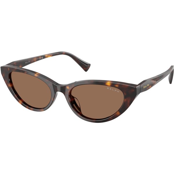 Ralph by Ralph Lauren RA5352U Women's Sunglasses 500373 Shiny Dark Havana/Brown