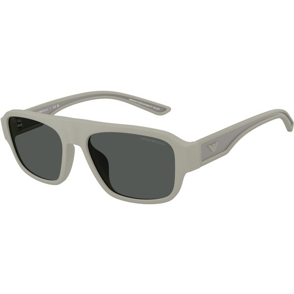 Emporio Armani EA4266U Men's Sunglasses 636087 Rubber Grey/Dark Grey