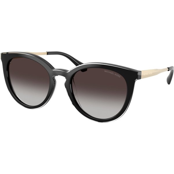 Michael Kors Tarifa MK2274U Women's Sunglasses 30058G Black/Light Grey Gradient Black