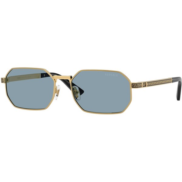 Versace VE2297 Men's Sunglasses 100280 Gold/Light Blue