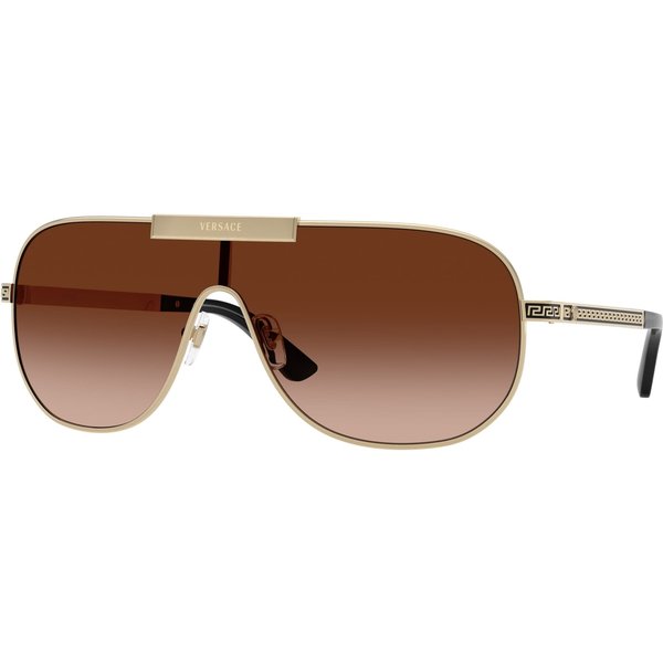 Versace VE2293 Men's Sunglasses 125213 Pale Gold/Brown Gradient