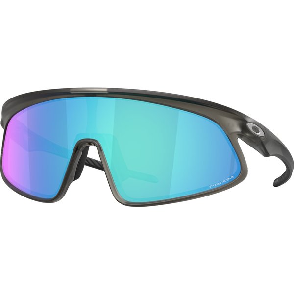 Oakley RSLV 141 OO9524D Sunglasses 952404 Matte Grey Smoke/Prizm Sapphire