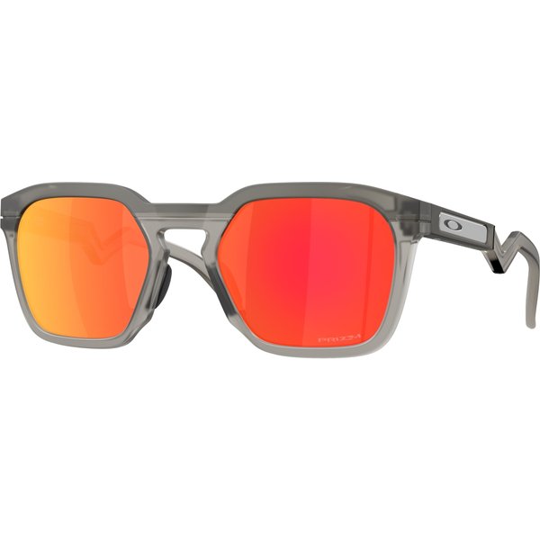 Oakley HSTN SQ OO9533 Sunglasses 953302 Matte Grey Smoke/Prizm Ruby