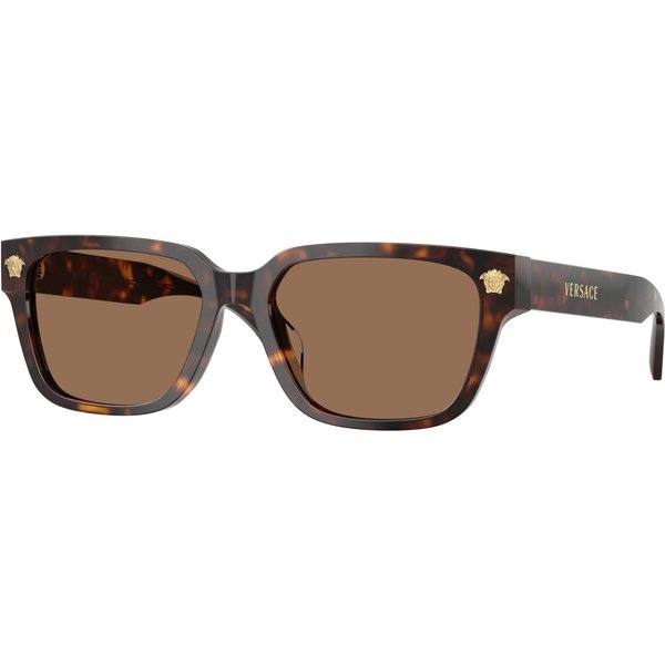 Versace VE4513D Men's Sunglasses 108/73 Havana/Dark Brown