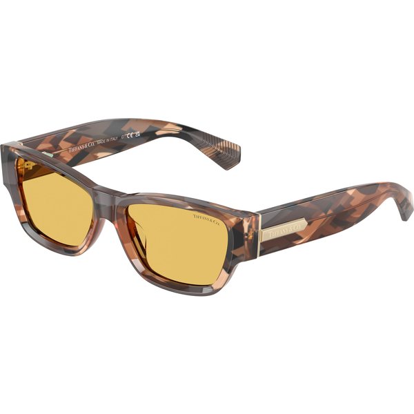Tiffany & Co. TF4265U Women's Sunglasses 845485 Brown Havana/Yellow