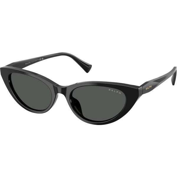 Ralph by Ralph Lauren RA5352U Women's Sunglasses 500187 Shiny Black/Grey