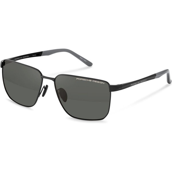 Porsche Design P86004 Men's Sunglasses A416 Black/Polarised Smoke