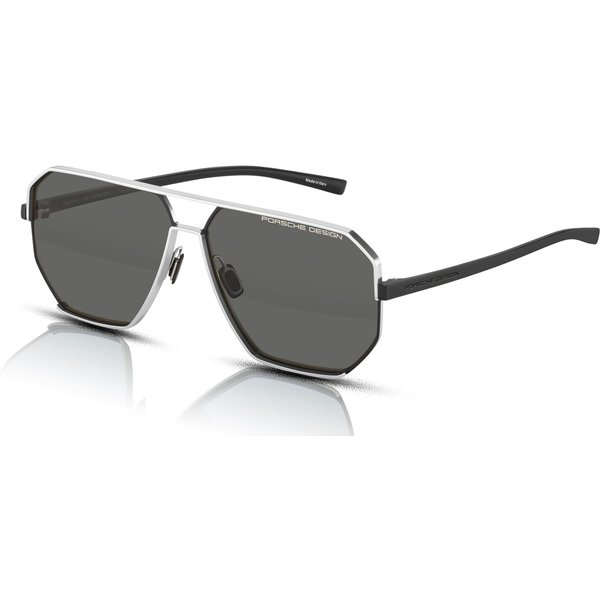 Porsche Design P8995 Men's Sunglasses C418 Silver/Polarised Smoke
