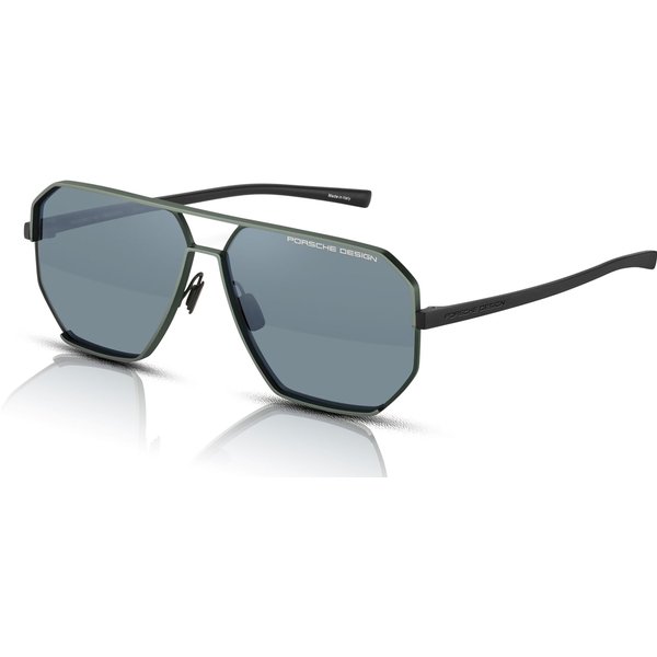 Porsche Design P8995 Men's Sunglasses D187 Dark Grey/Blue Silver Mirror