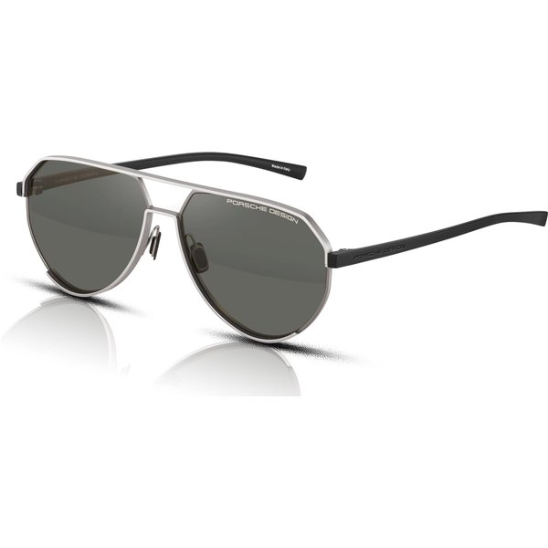 Porsche Design P8996 Men's Sunglasses B418 Silver/Polarised Smoke