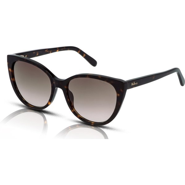 Mulberry Lara SML319 Women's Sunglasses 0722 Shiny Dark Havana/Brown Gradient