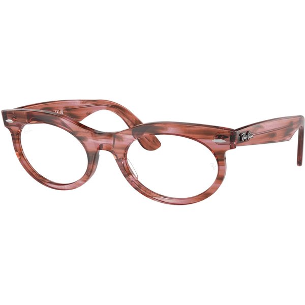 Ray-Ban Wayfarer Oval RX2242V Glasses 8363 Striped Transparent Blue
