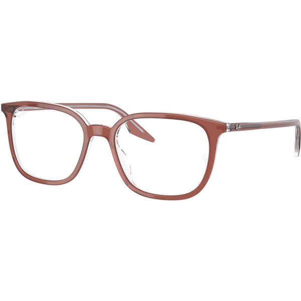 Ray-Ban RX5406 Glasses 8171 Brown On Transparent