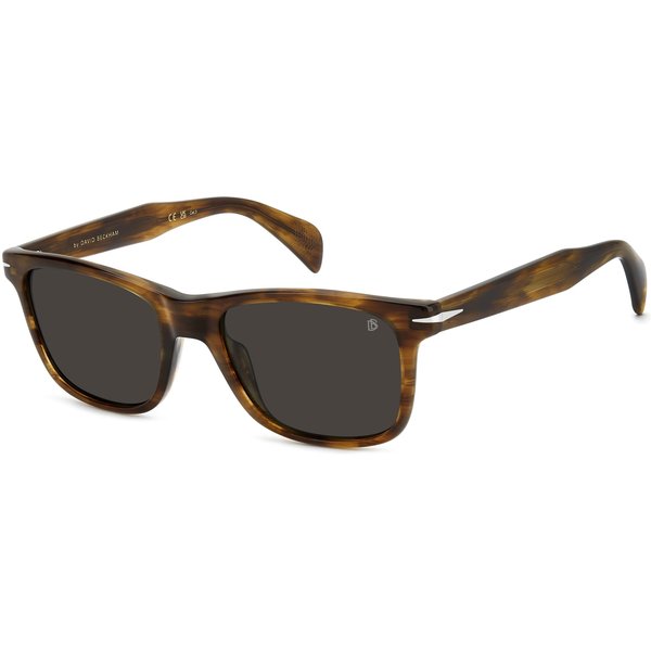 David Beckham DB 1197/S Sunglasses EX4/IR Brown Horn/Grey