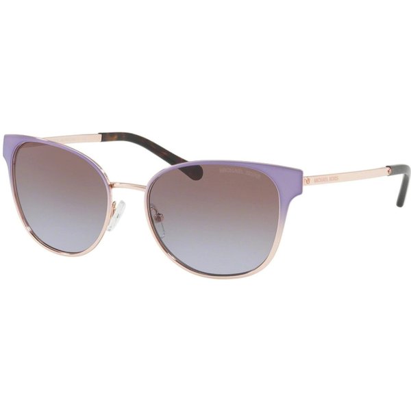 Michael Kors Tia MK1022 Women's Sunglasses 118368 Lavender Gradient Rose Gold/Brown-Purple Gradient