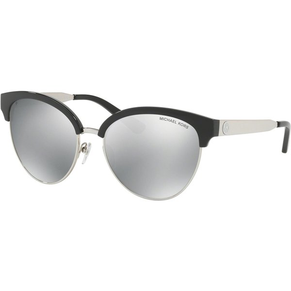 Michael Kors Amalfi I MK2057 Women's Sunglasses 3338Z3 Black/Silver Mirror Polarised