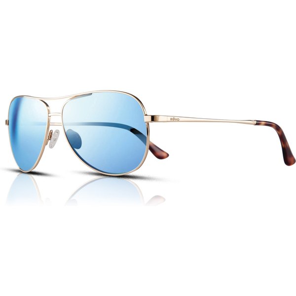 Revo RE1014 04 BL Relay Women's Sunglasses Gold/Blue Water