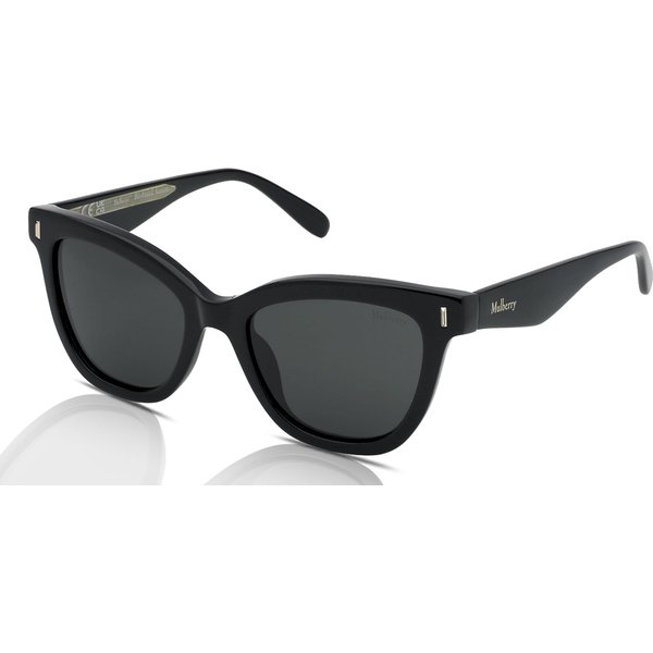 Mulberry Annie SML214 Women's Sunglasses 0BLK Black Super Black/Smoke
