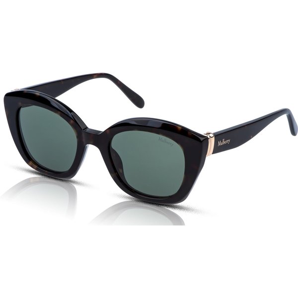 Mulberry SML299 Women's Sunglasses 0710 Shiny Brown Havana/Green