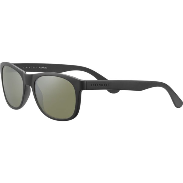 Serengeti Anteo 8667 Sunglasses Black Matte Mineral Polarised 555nm