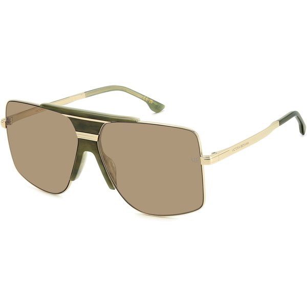 Victoria Beckham VB7006/S Women's Sunglasses GC1/70 Green Marble Gold/Brown