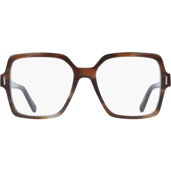Ferragamo SF3031 Glasses 280 Striped Brown Green