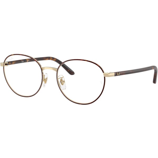 Ray-Ban RX6538D Glasses 3193 Havana On Pale Gold