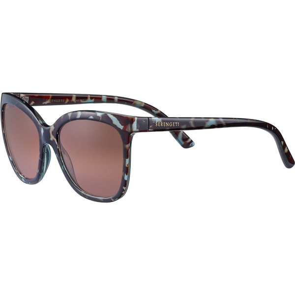 Serengeti Agata 8777 Sunglasses Blue Tortoise/Mineral Polarised Drivers Gradient