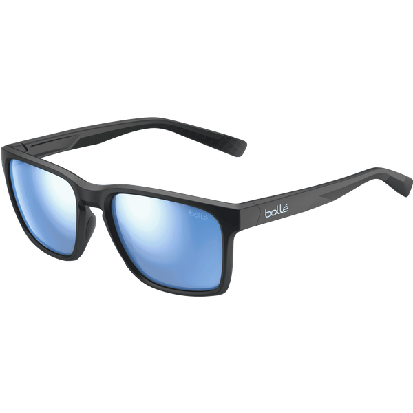 Bolle Reverence BS044004 Sunglasses Black Matte/Sky Blue Polarised