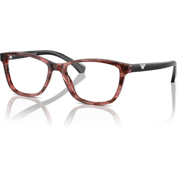 Emporio Armani EA3099 Women's Glasses 5553 Shiny Striped Pink