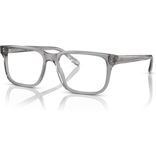 Emporio Armani EA3218 Men's Glasses 5075 Shiny Transparent Grey