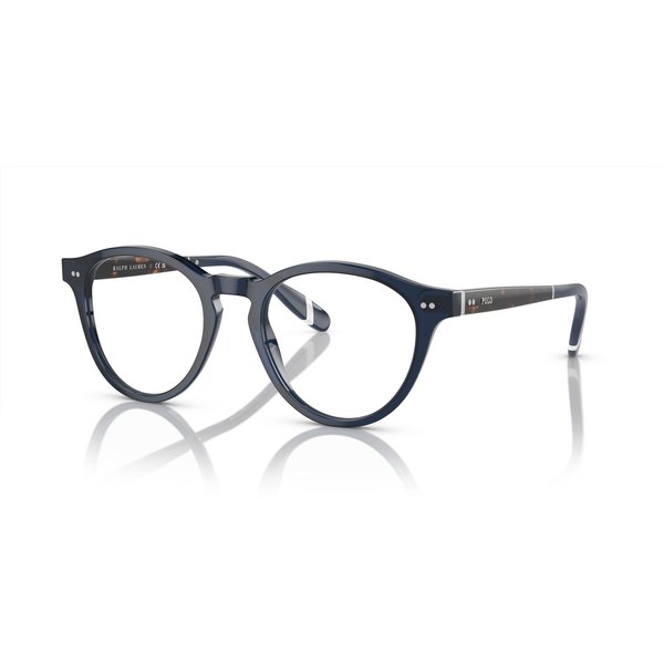 Polo Ralph Lauren PH2268 Men's Glasses 5470 Shiny Transparent Blue