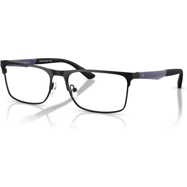 Emporio Armani EA1183 Men's Glasses 3432 Matte Black 56mm