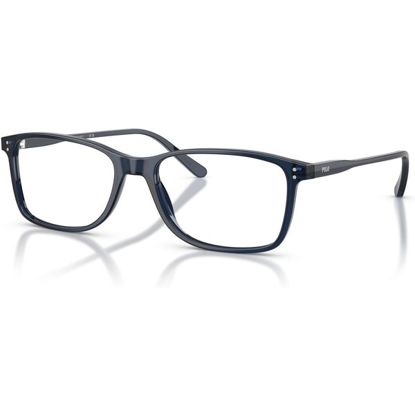 Polo Ralph Lauren PH2155 Men's Glasses 5964 Shiny Transparent Blue 54mm