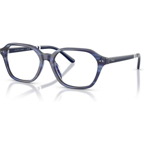 Polo Ralph Lauren PH2295U Men's Glasses 6314 Shiny Striped Blue 55mm