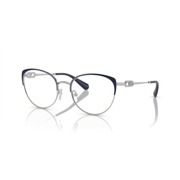 Emporio Armani EA1150 Women's Glasses 3368 Shiny Silver/Blue 53mm