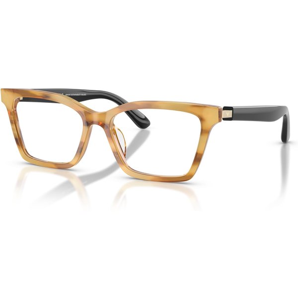Emporio Armani EA3261U Women's Glasses 6269 Shiny Striped Honey 54mm