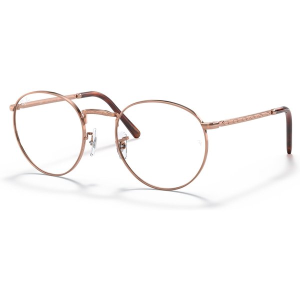 Ray-Ban New Round RX3637V Glasses 3094 Rose Gold 53mm