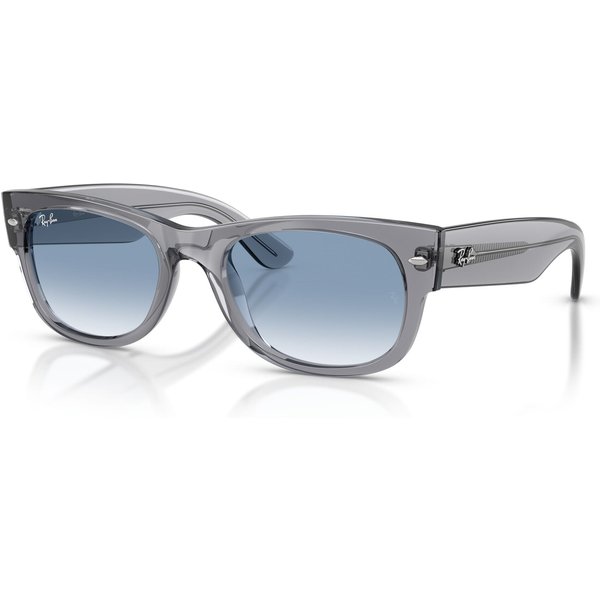 Ray-Ban Mega Wayfarer II RB0832S Sunglasses 68463F Grey/Clear Gradient Blue 52mm
