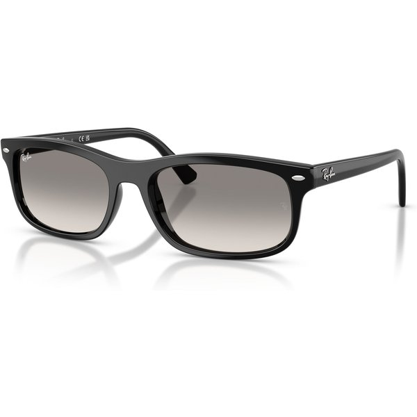 Ray-Ban RB2224 Sunglasses 901/32 Black/Clear Gradient Grey 60mm