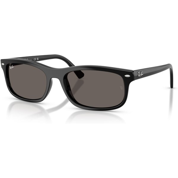 Ray-Ban RB2224 Sunglasses 901/B1 Black/Dark Grey 60mm