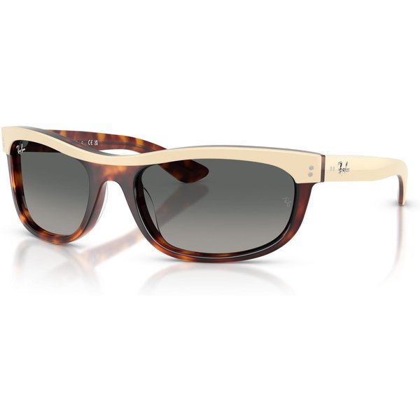 Ray-Ban Balorama RB2489 Sunglasses 144371 Beige Havana/Gradient Grey