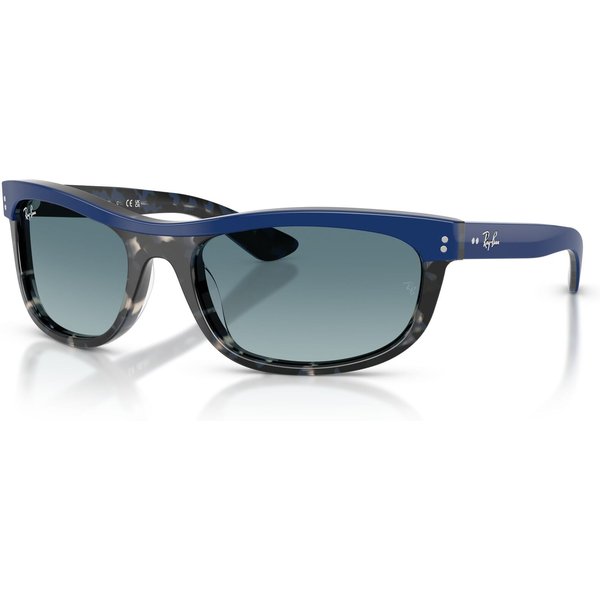 Ray-Ban Balorama RB2489 Sunglasses 14453M Blue On Havana/Blue Gradient Grey