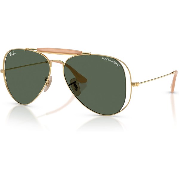 Ray-Ban RB3029M Sunglasses 001/71 Arista Gold/Dark Green 58mm
