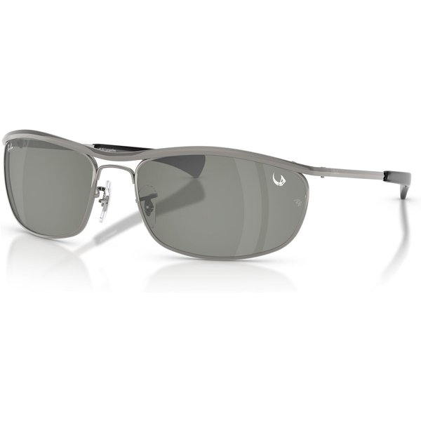 Ray-Ban Olympian I Deluxe RB3119M Sunglasses 928040 Gunmetal/Green Mirror Silver