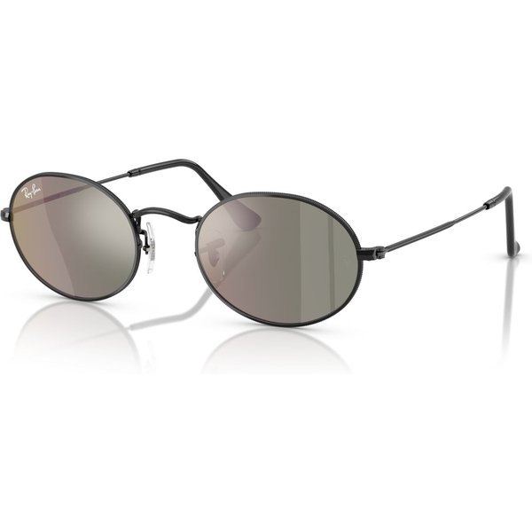 Ray-Ban Oval RB3547N Sunglasses 002/39 Black/Bronze